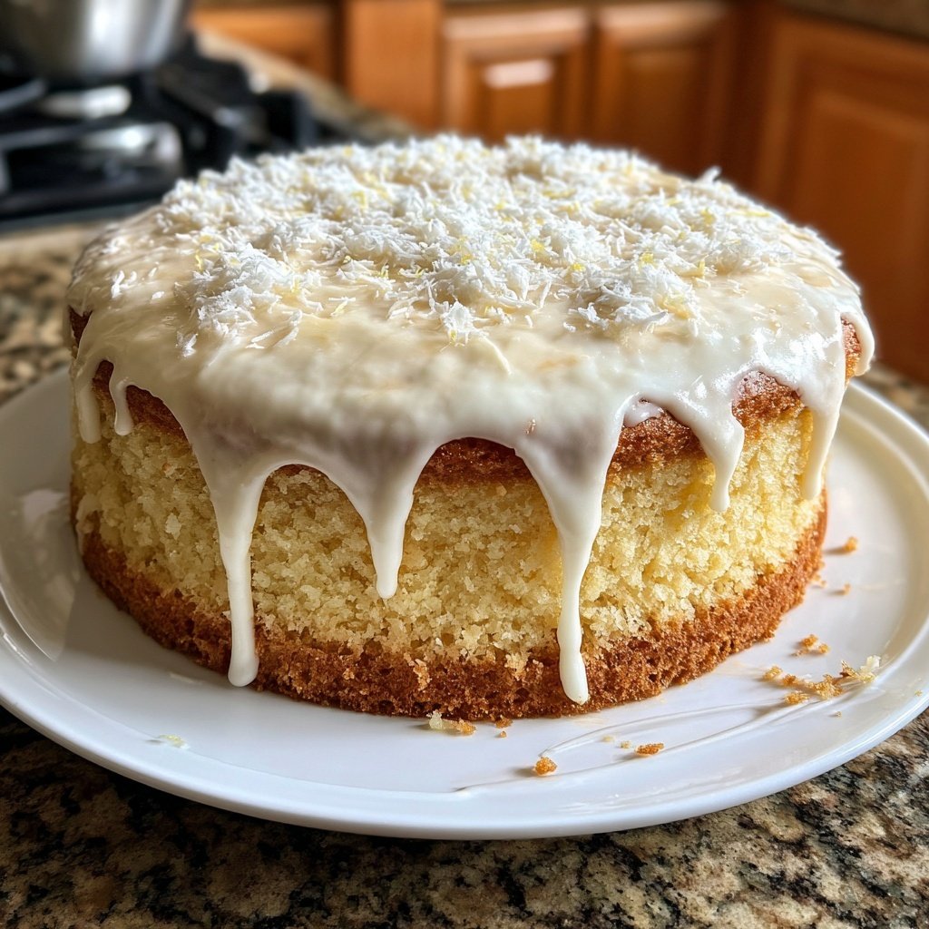 Dessert Vanilla Sponge Cake