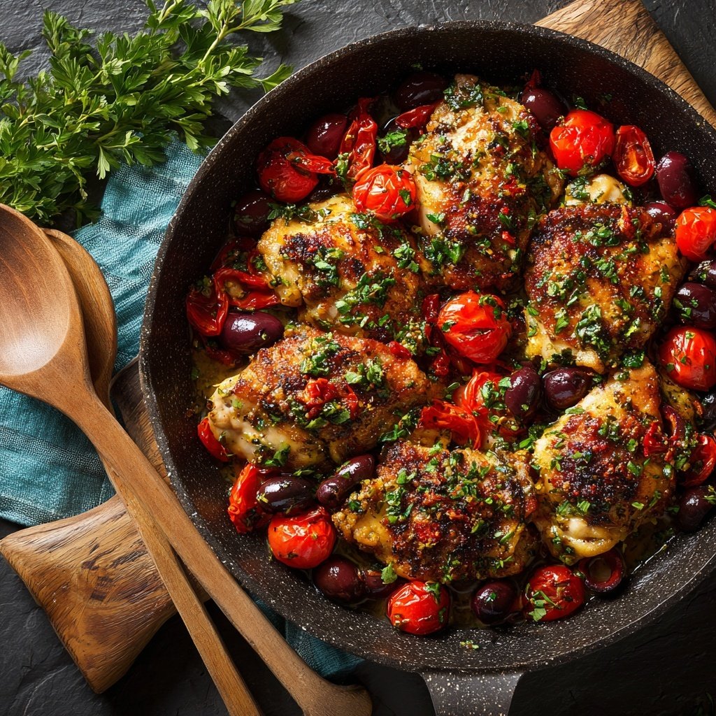 One-Pan Mediterranean Chicken