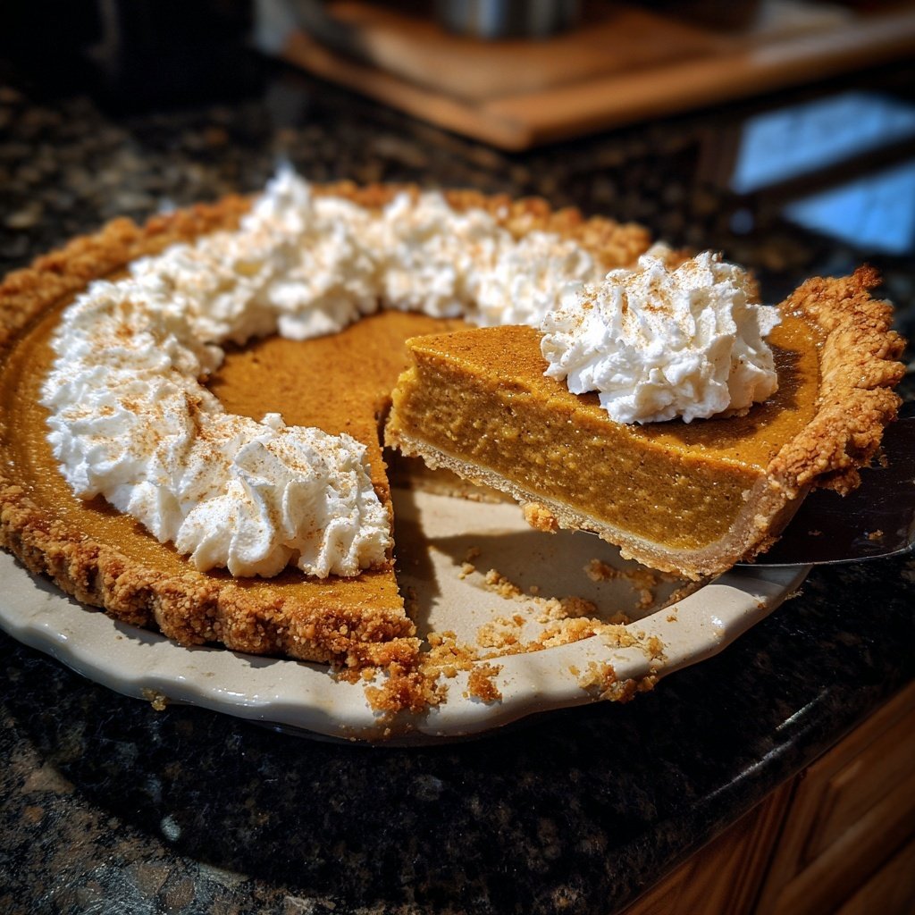 Festive Spiced Pumpkin Pie