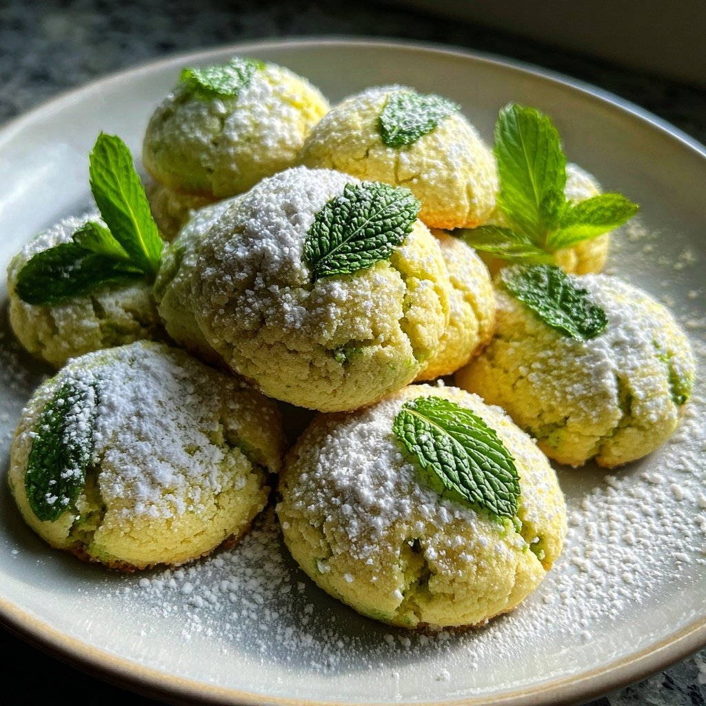 Minty Fresh Spring Cookies