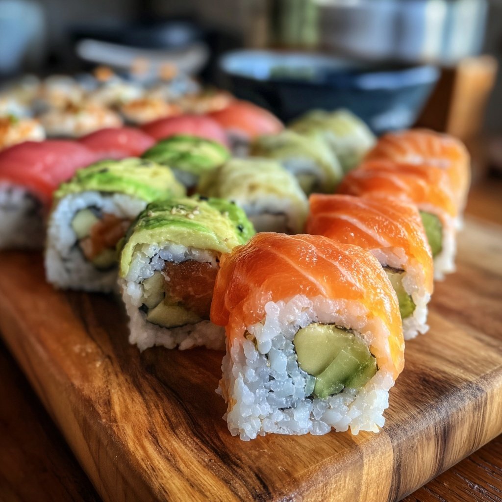 Global Japanese Sushi Rolls