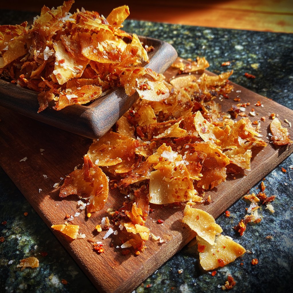 Sweet and Spicy Coconut Chips