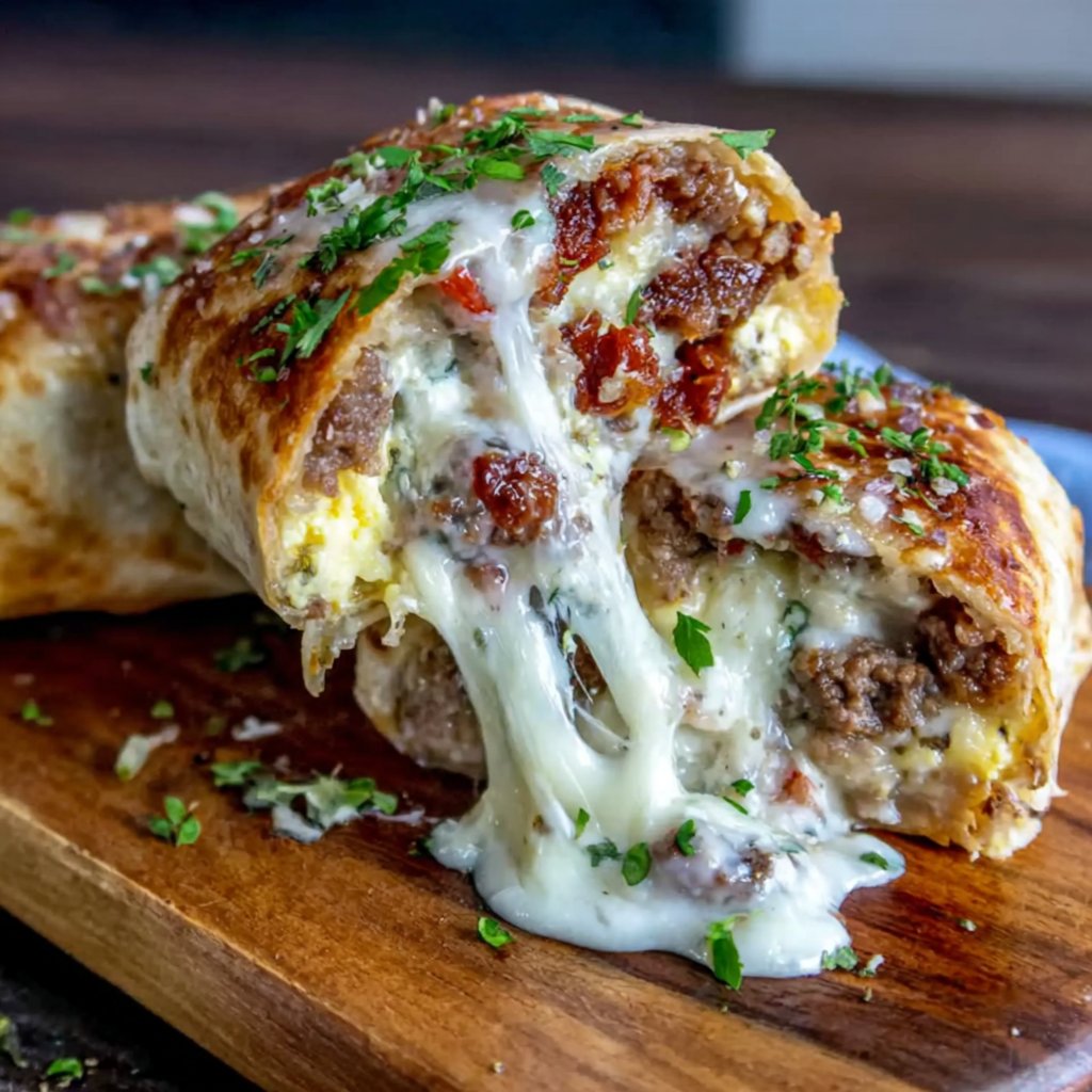 Beef And Egg Burrito