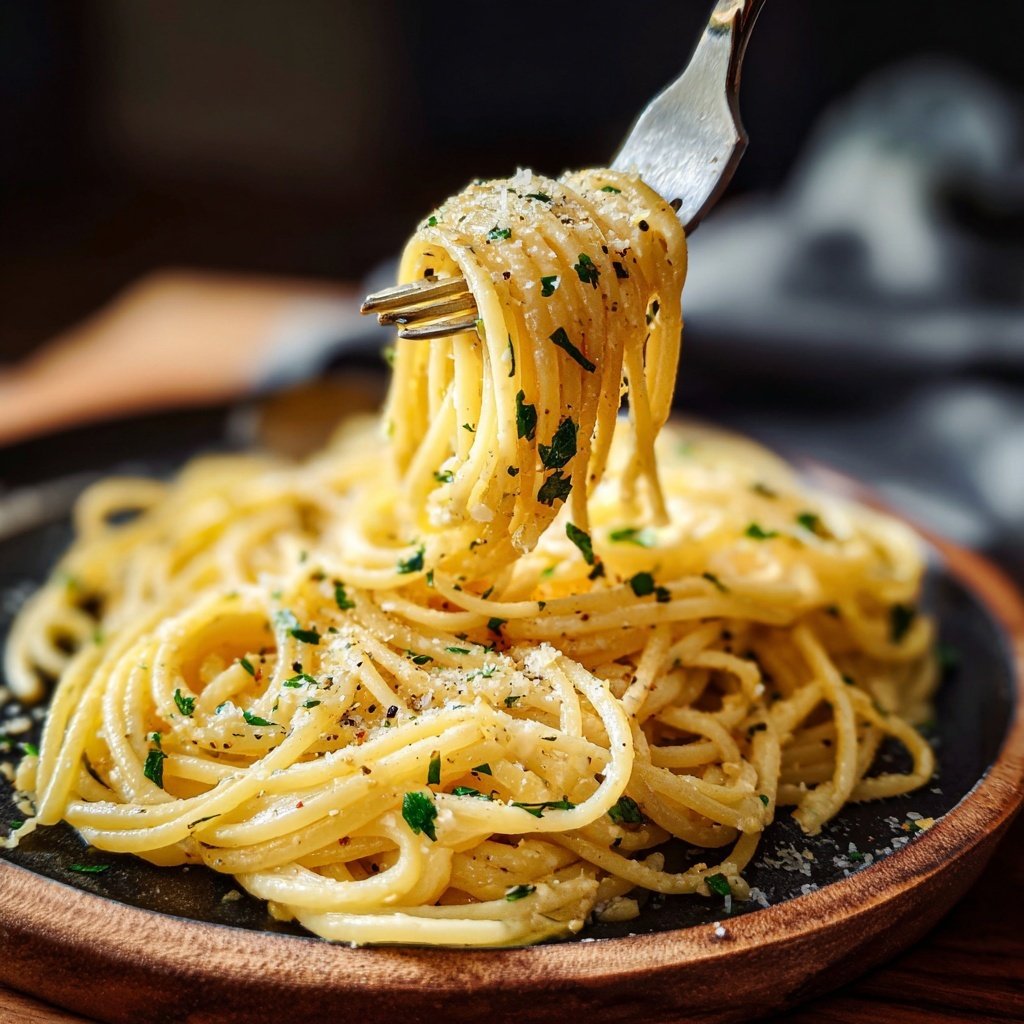 Quick Garlic Butter Pasta