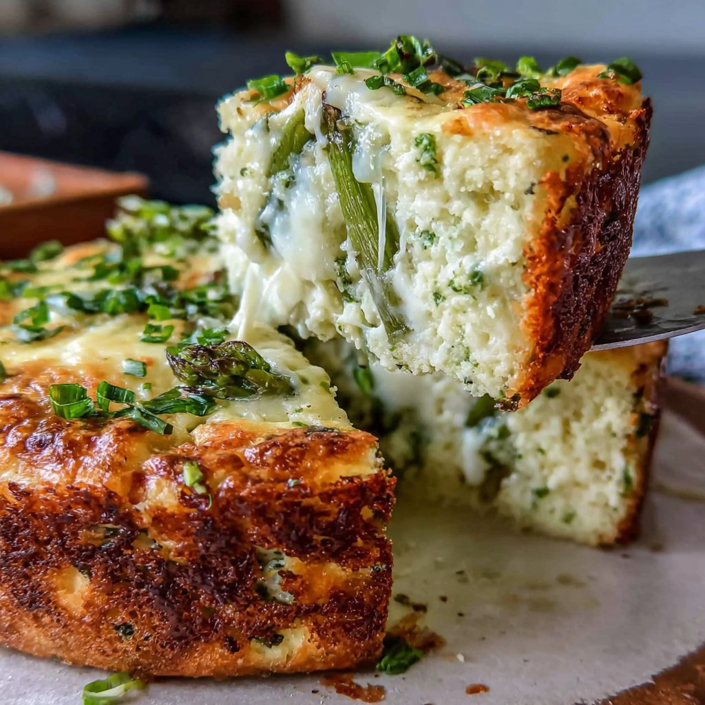 Asparagus and Cheese Spring Frittata